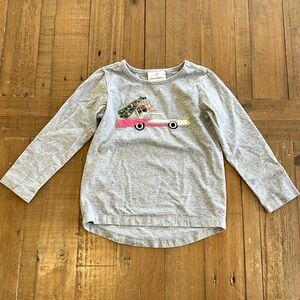 Hanna andersson christmas woody long sleeve tee